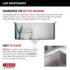23&rdquo; Undermount Stainless Steel Single Bowl Kitchen Sink&nbsp;with Accessories