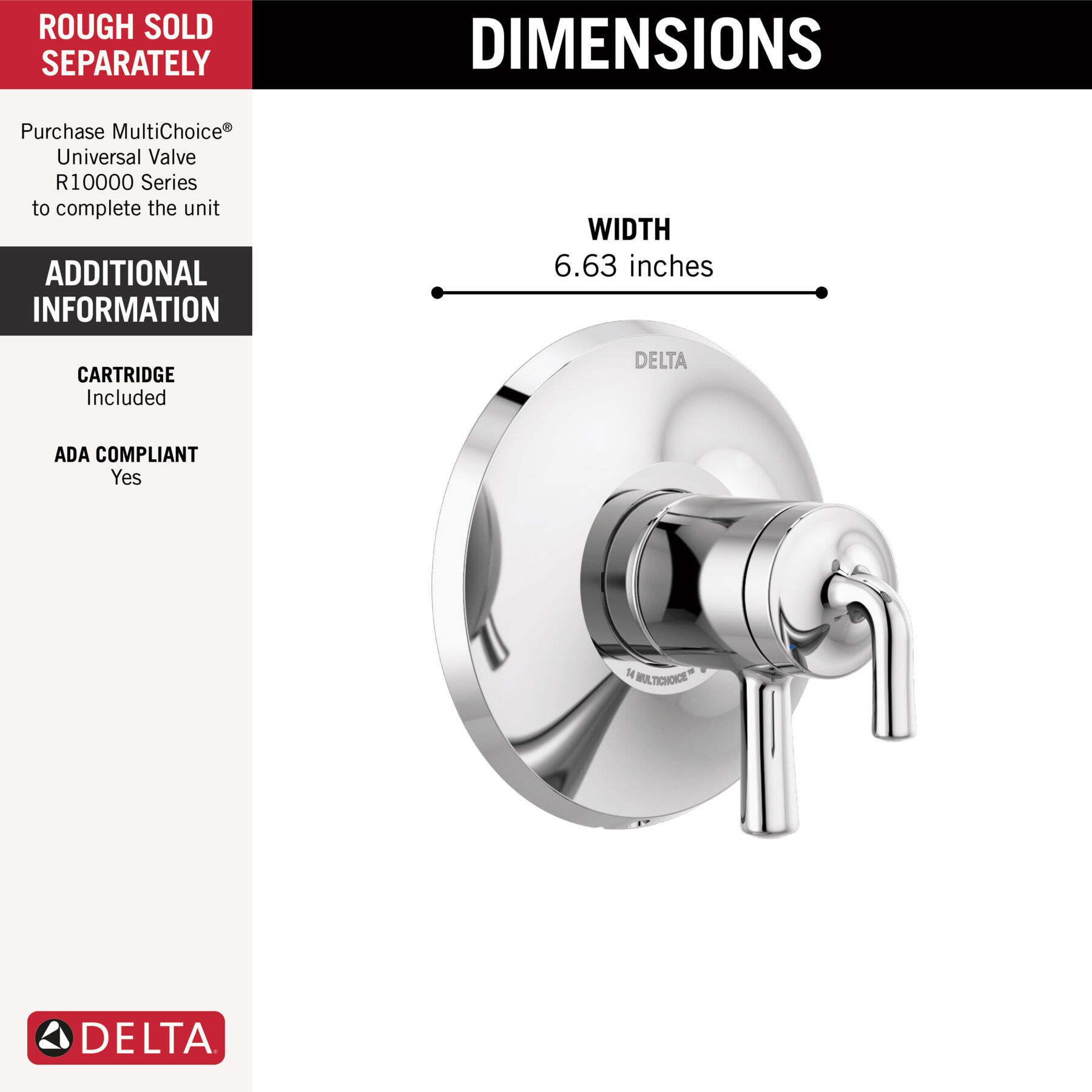 Monitor 17 Series Valve Trim Only, image 1
