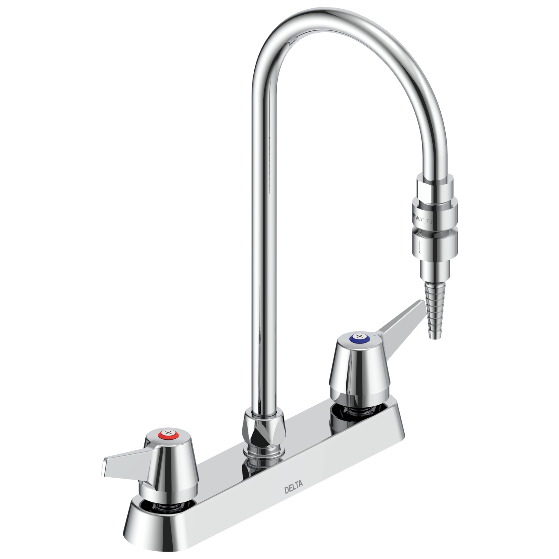 Two Handle 8 In Deck-mount Laboratory Mixing Faucet