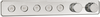 Traditional High Flow Push Button Thermostatic Trim - 5 Outlet