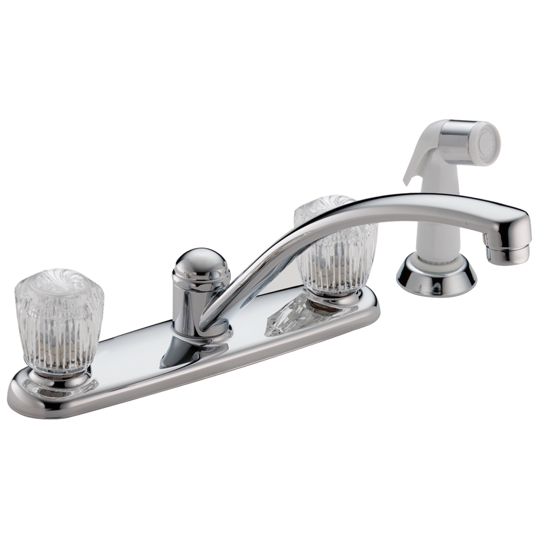 Two Handle Kitchen Faucet with Spray