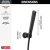 Premium Single-Setting Adjustable Wall Mount Hand Shower