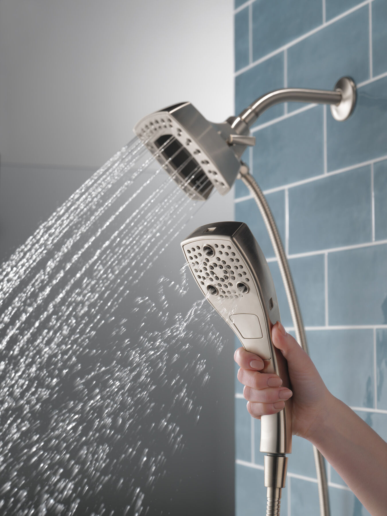 H<sub>2</sub>Okinetic® In2ition® 5-Setting Two-in-One Shower (Recertified), image 5