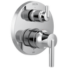 Contemporary Two Handle Monitor® 14 Series Valve Trim with 3-Setting Integrated Diverter