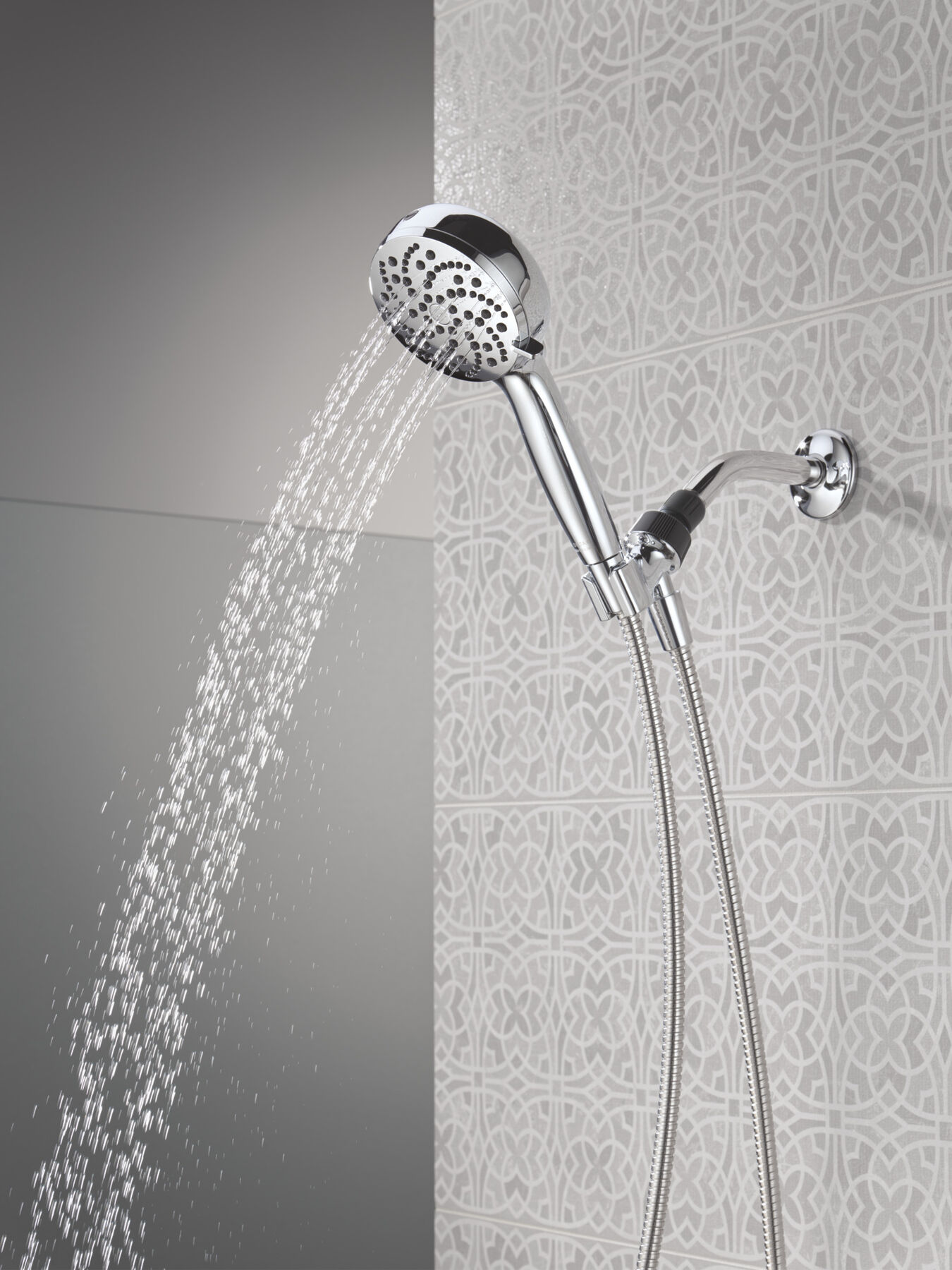 6-Setting Hand Shower with Cleaning Spray - 2.5 GPM