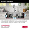 33” Workstation Undermount Single Bowl 16 Gauge Stainless Steel Farmhouse Apron Front Kitchen Sink with WorkFlow™ Ledge and Accessories