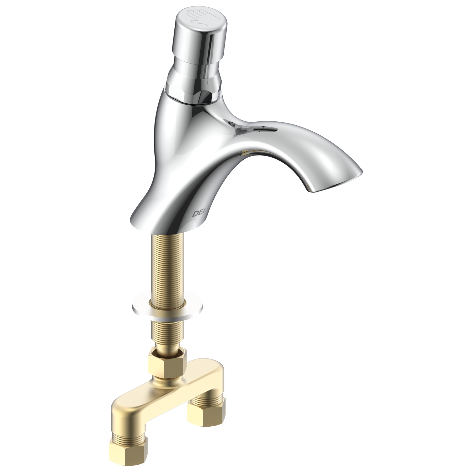 Single Hole Metering Slow-Close Lavatory Faucet