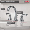 Two Handle Widespread Bathroom Faucet