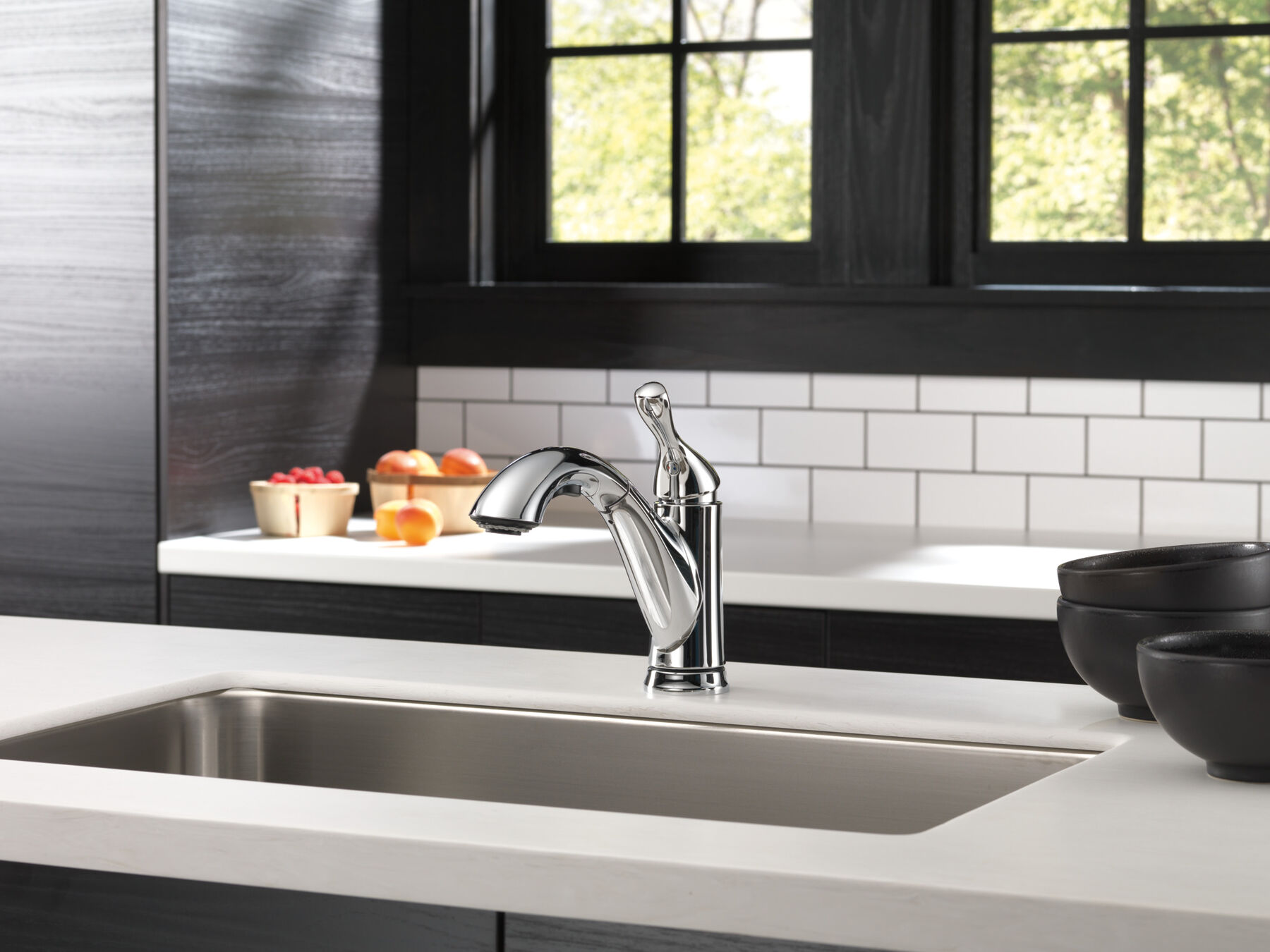 Single Handle Pull-out Kitchen Faucet (Recertified), image 7