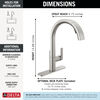 Single-Handle Pull-Down Kitchen Faucet