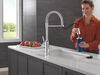 Single-Handle Pull-Down Spring Kitchen Faucet