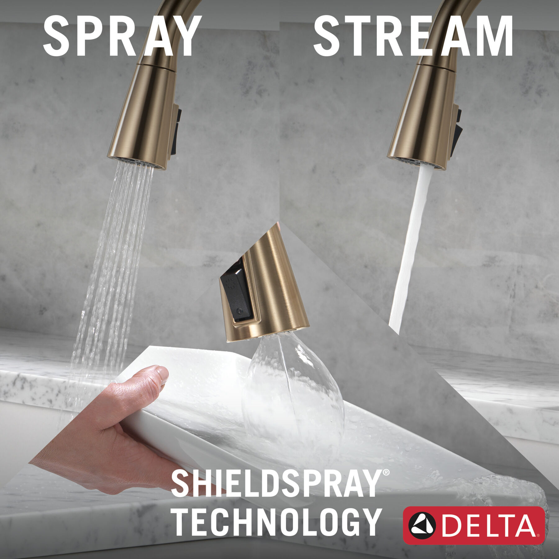 Touch2O&reg; Pull-Down Kitchen w/Soap (Recertified)