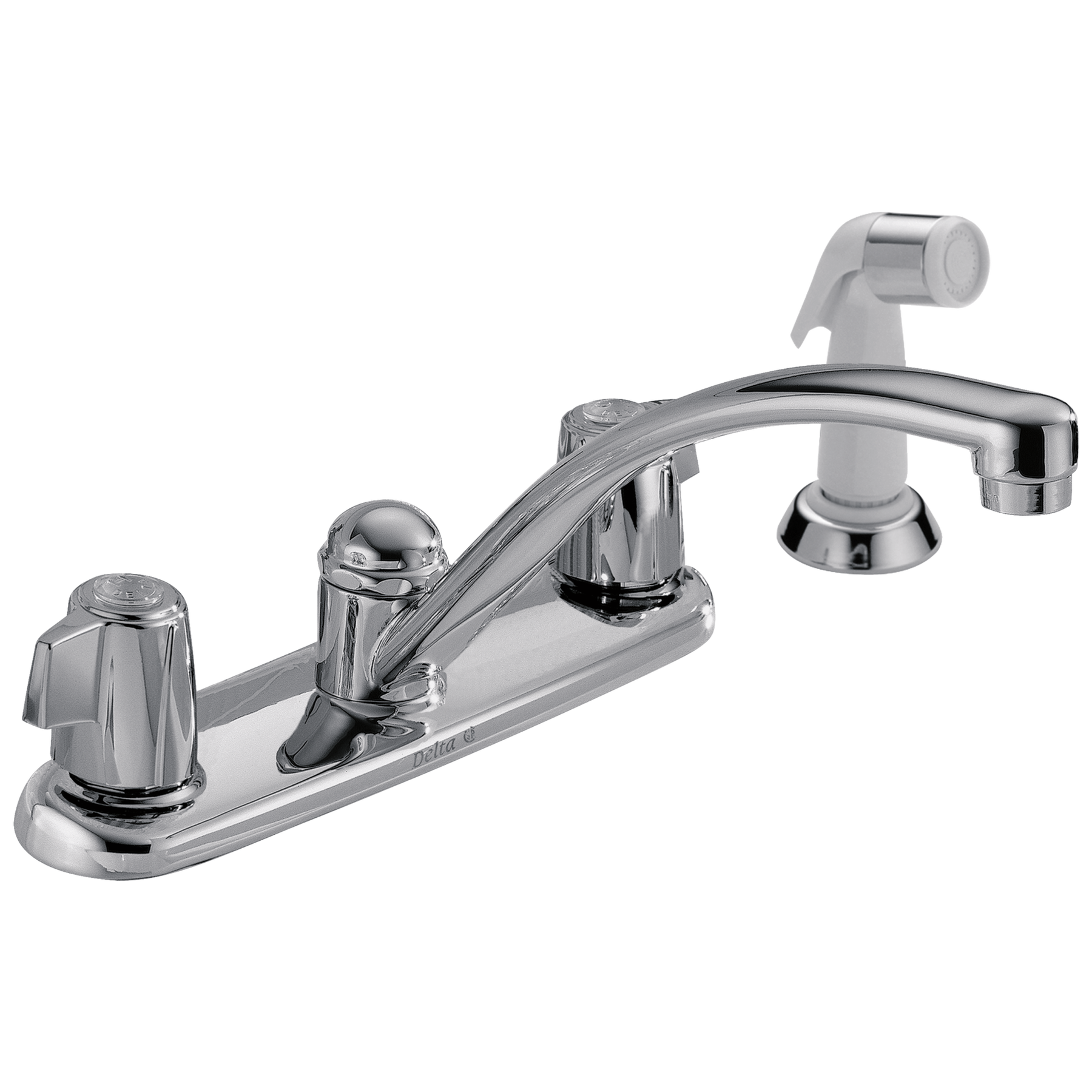 Two Handle Kitchen Faucet with Spray