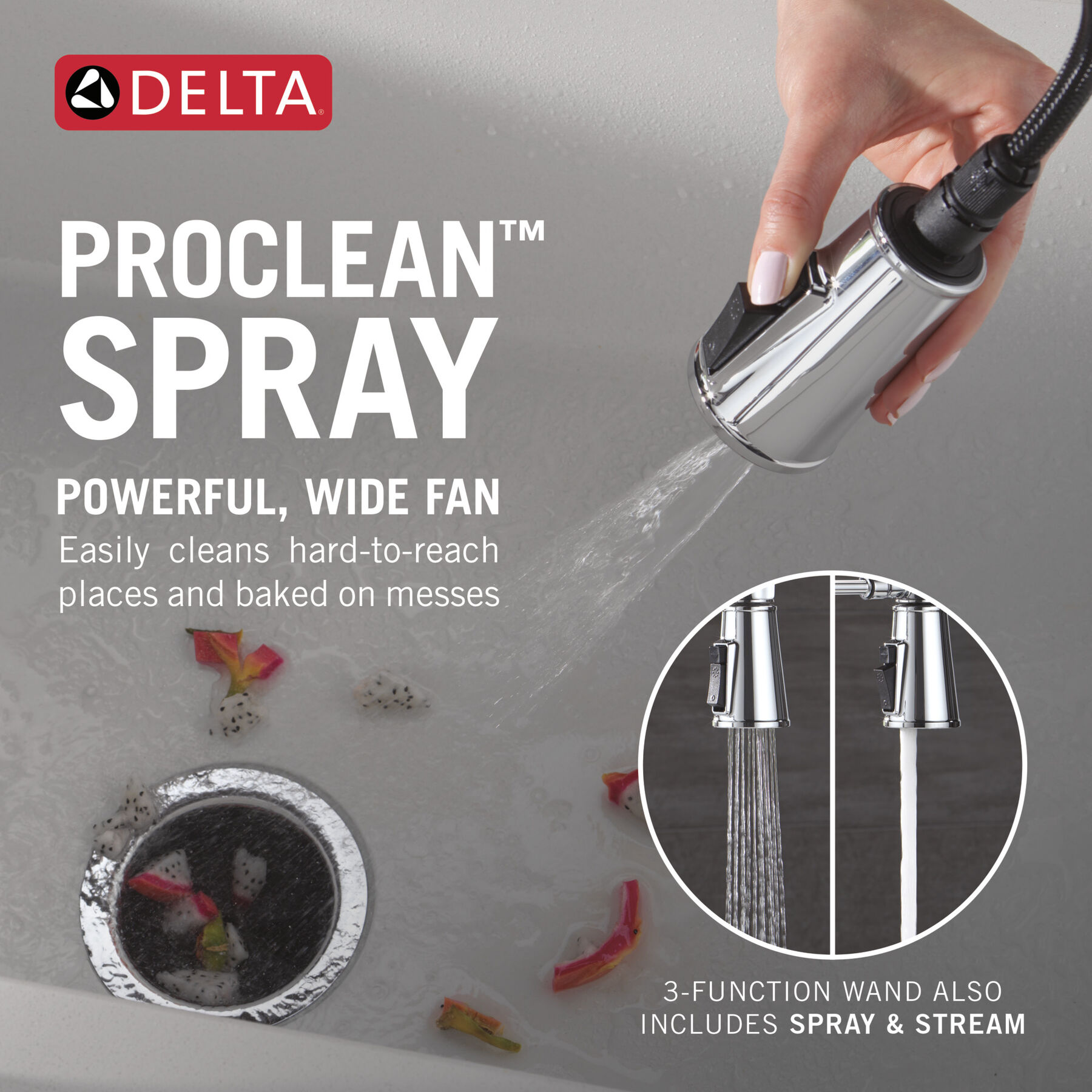 Single-Handle Pull-Down Spring Kitchen Faucet, image 6