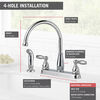 Two Handle Kitchen Faucet with Spray