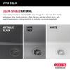 30&rdquo; Granite Composite Workstation Kitchen Sink Drop-In Top Mount Single Bowl with WorkFlow&trade; Ledge and Accessories in Black