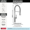 Single-Handle Pull-Down Spring Kitchen Faucet
