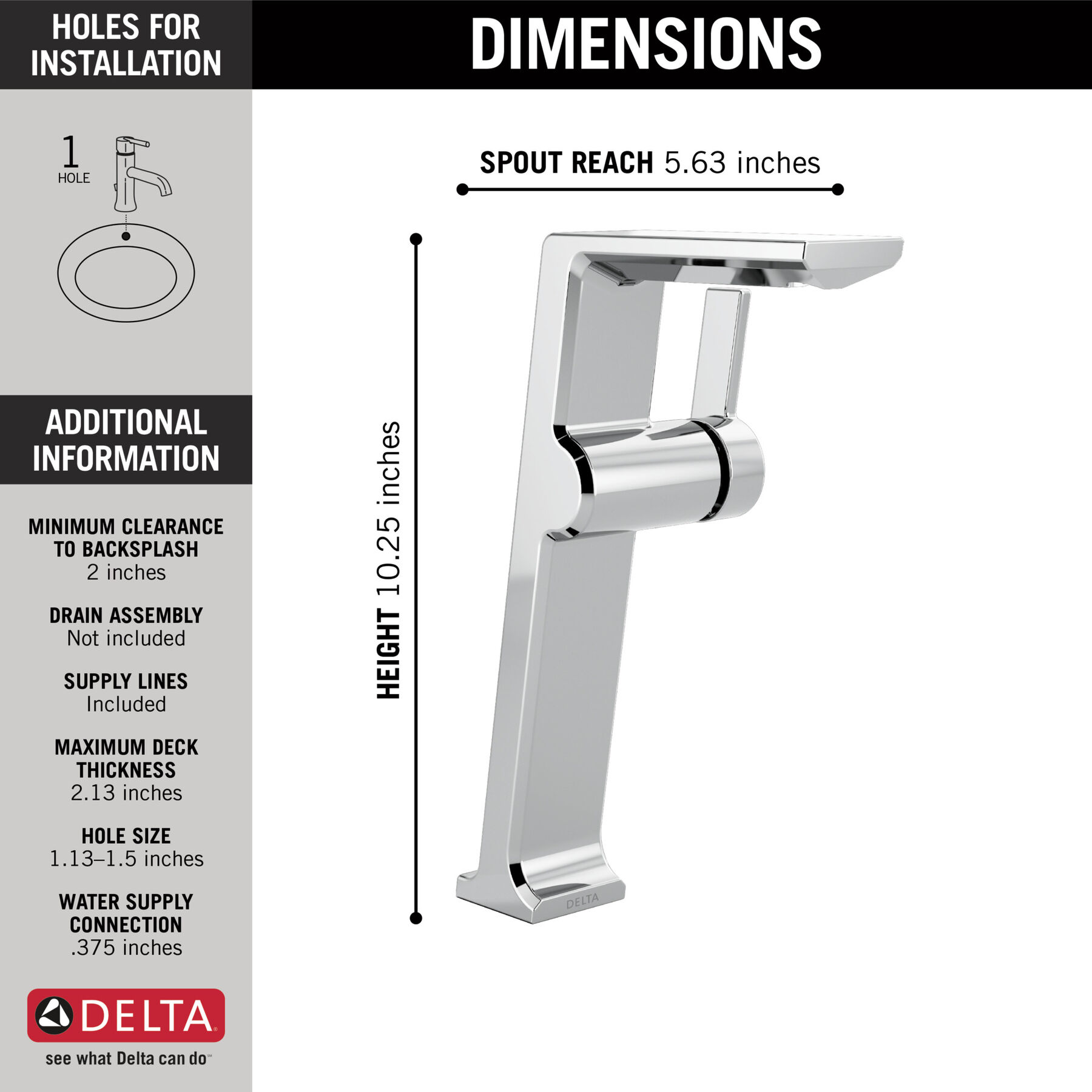 Single Handle Vessel Bathroom Faucet, image 6
