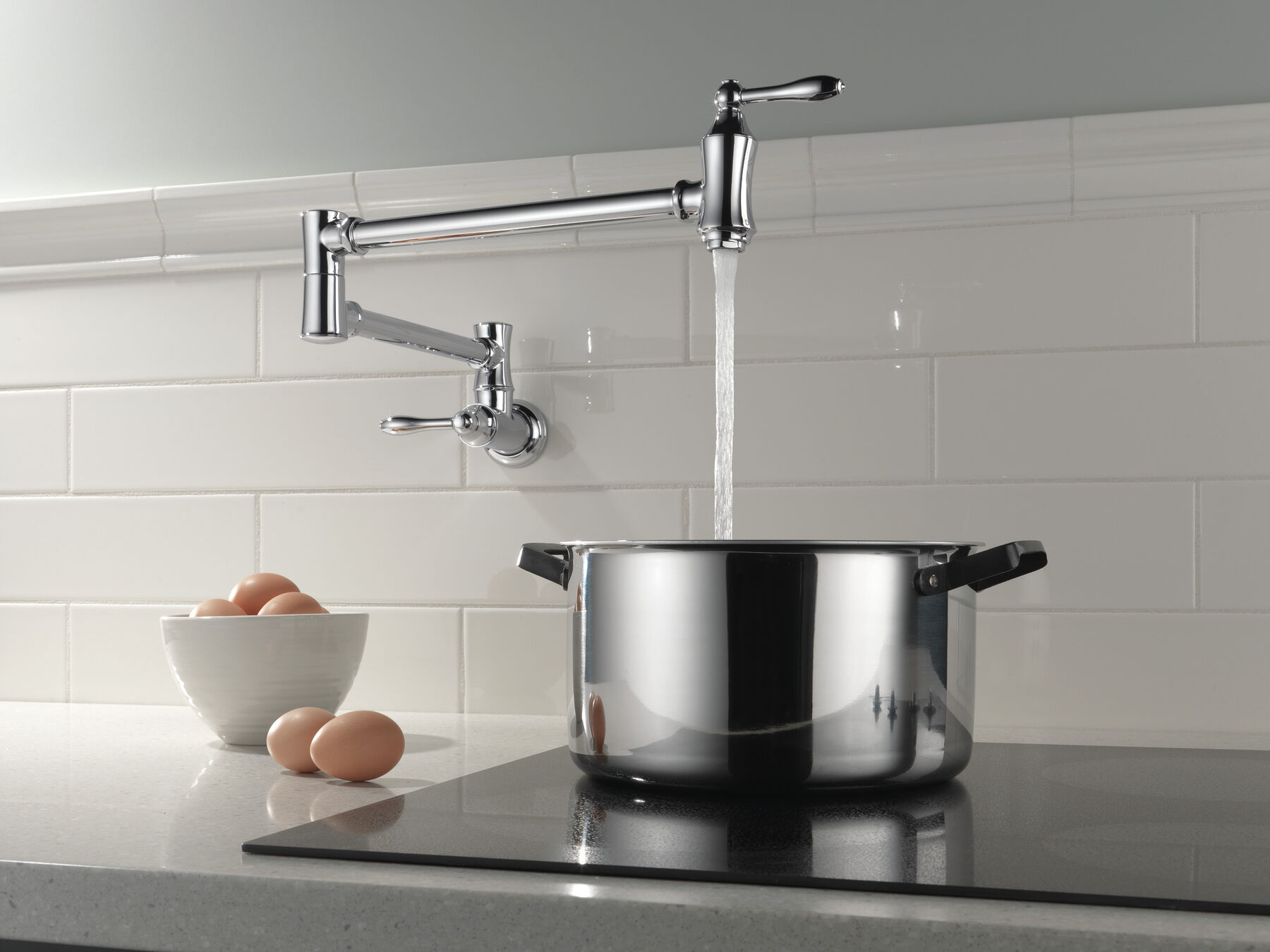 Traditional Wall Mount Pot Filler, image 6