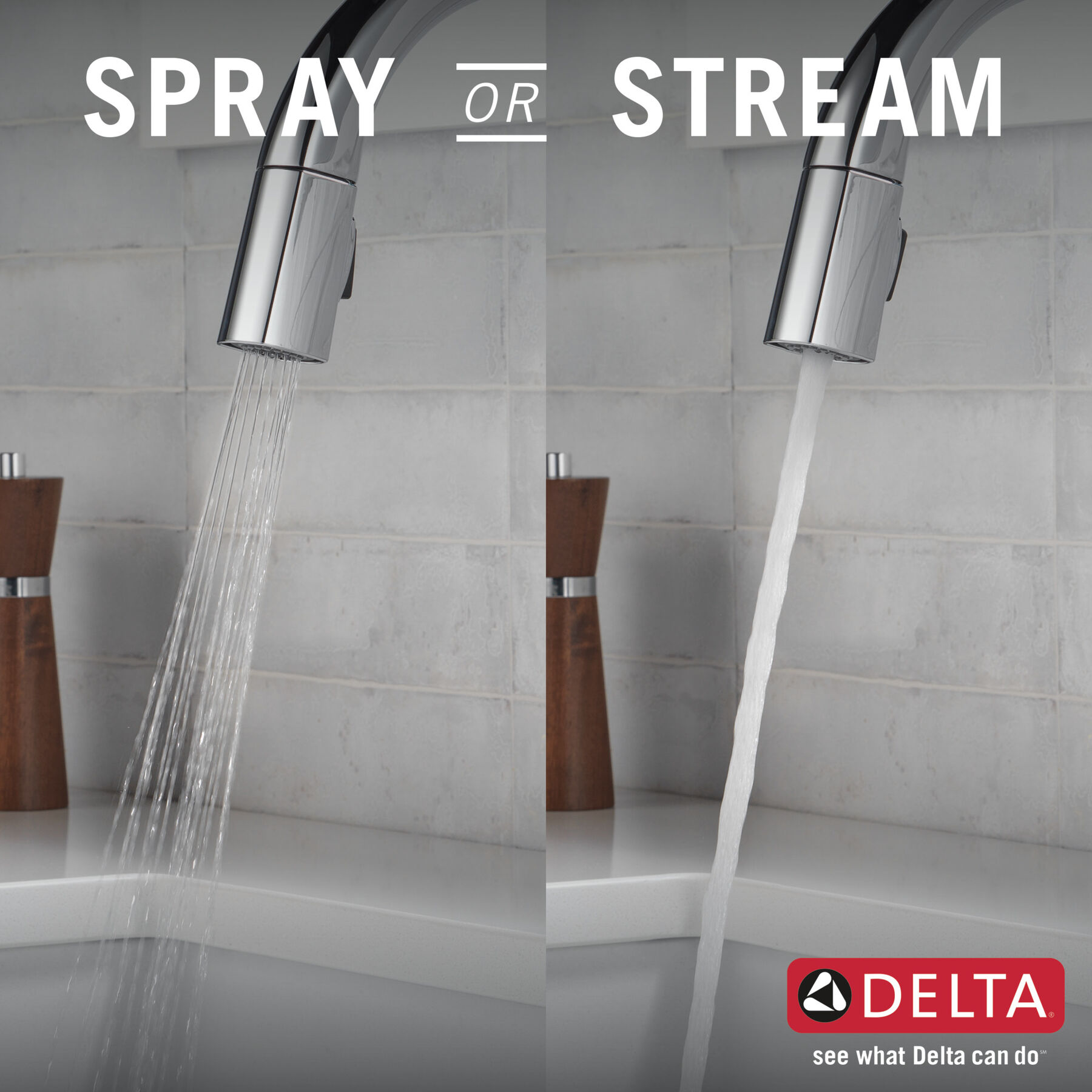 Single Handle Pull-Down Kitchen Faucet, image 3