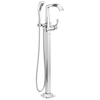 Single Handle Floor Mount Tub Filler Trim