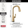 Single Handle Pull-Down Kitchen Faucet with Touch<sub>2</sub>O® Technology (Recertified)