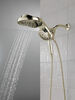 HydroRain® H<sub>2</sub>Okinetic® 5-Setting Two-in-One Shower Head (Recertified)