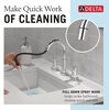 Two Handle Widespread Pull-Down Bathroom Faucet