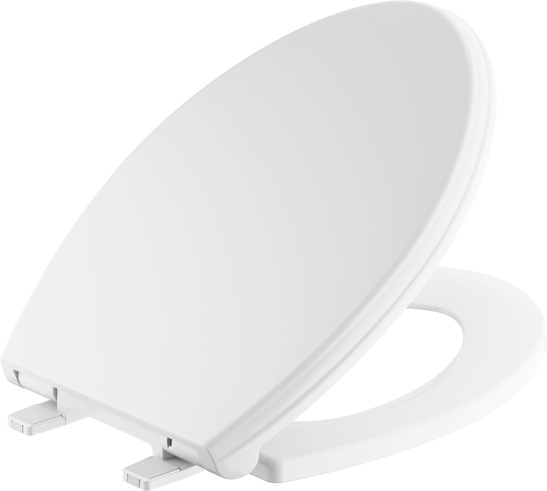 Elongated Slow-Close Toilet Seat, image 1