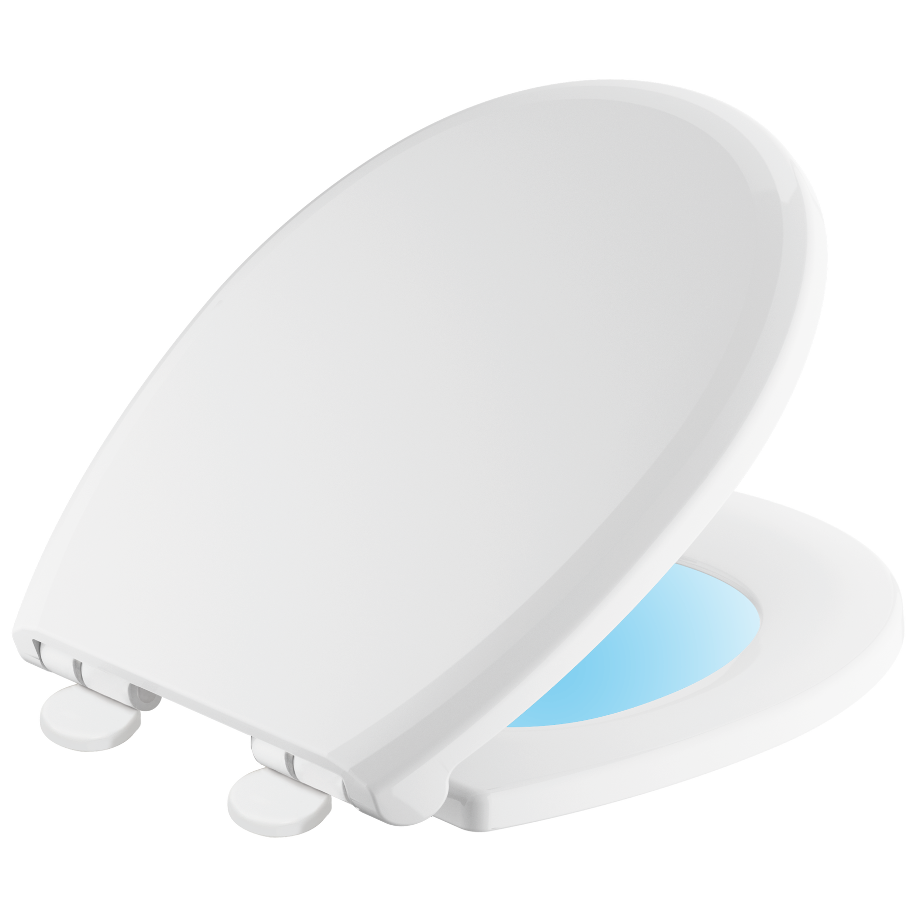 Round Front Slow-Close / Quick-Release Nightlight Seat