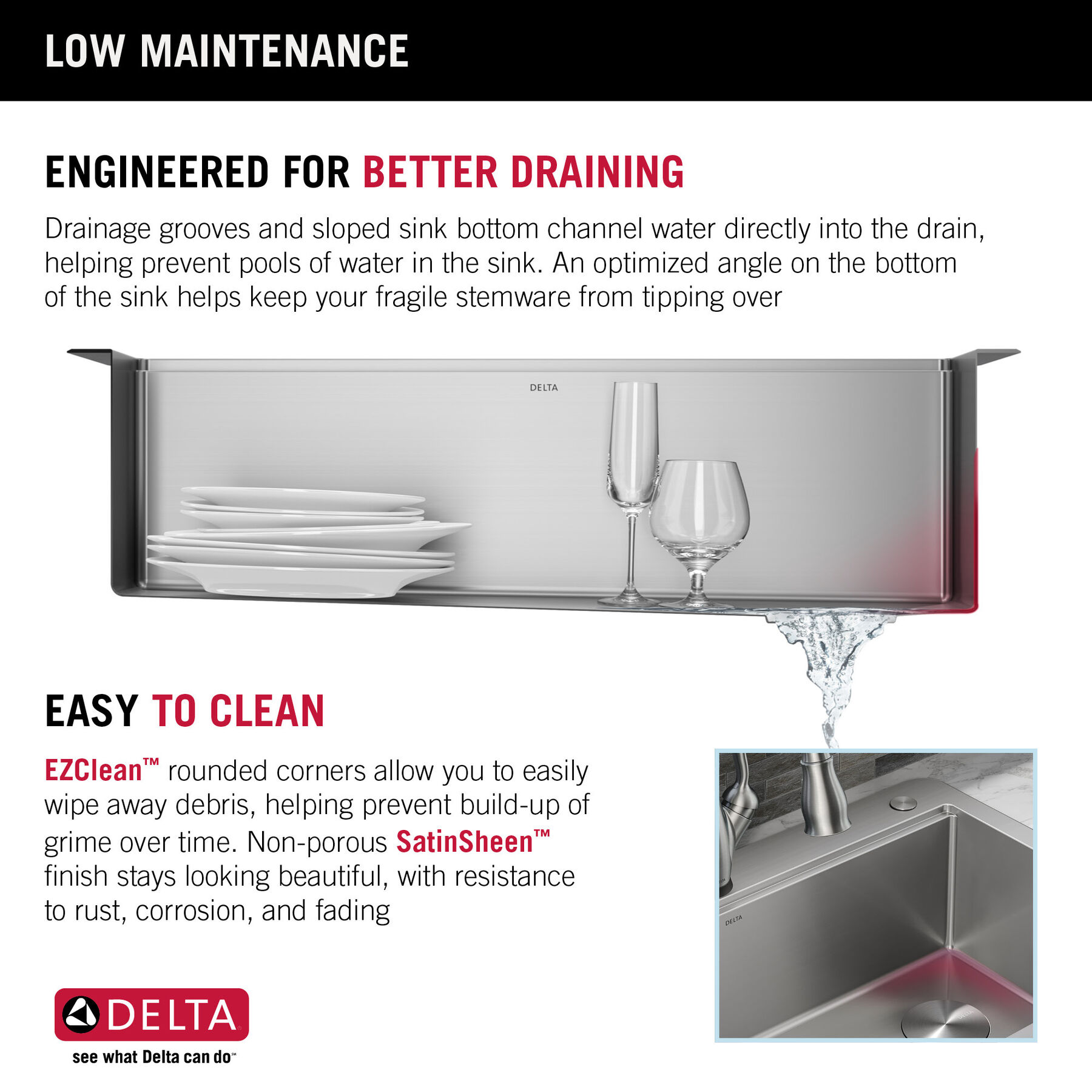 33” Workstation Kitchen Sink Drop-In Top Mount Stainless Steel Single Bowl with WorkFlow™ Ledge and Accessories, image 38