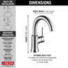 Single Handle Bathroom Faucet (Recertified)