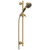 Premium 3-Setting Slide Bar Hand Shower with Wall Elbow (Recertified)