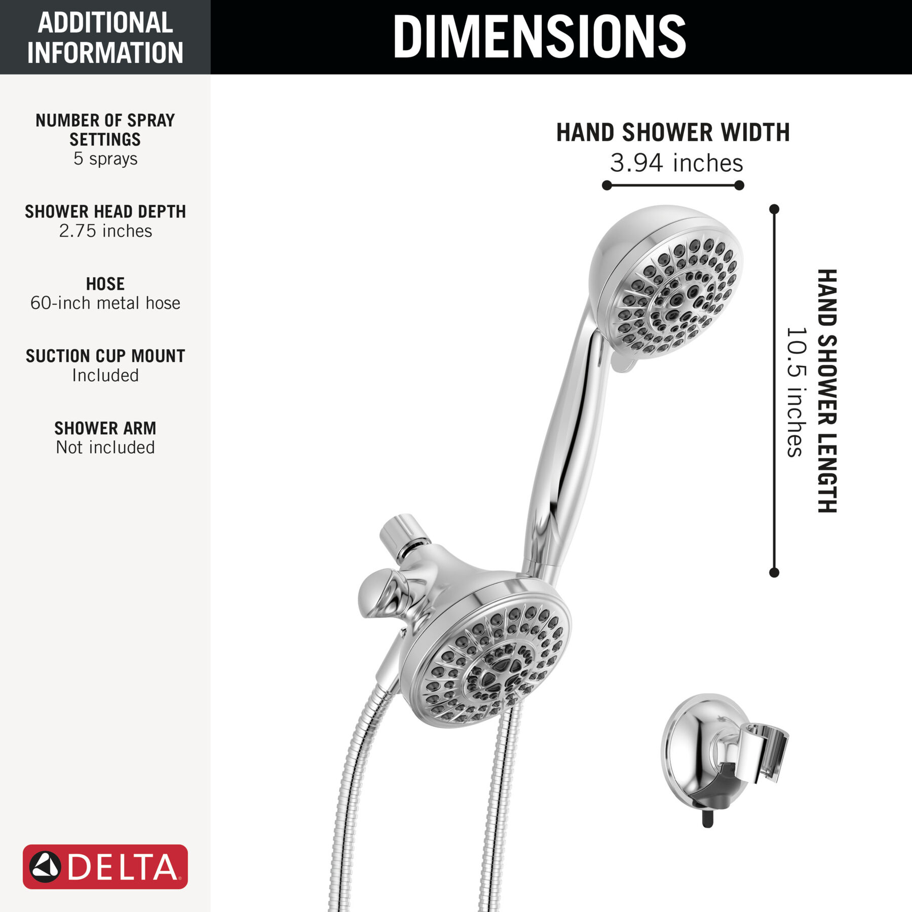 5 Function Combo Pack Shower, image 7