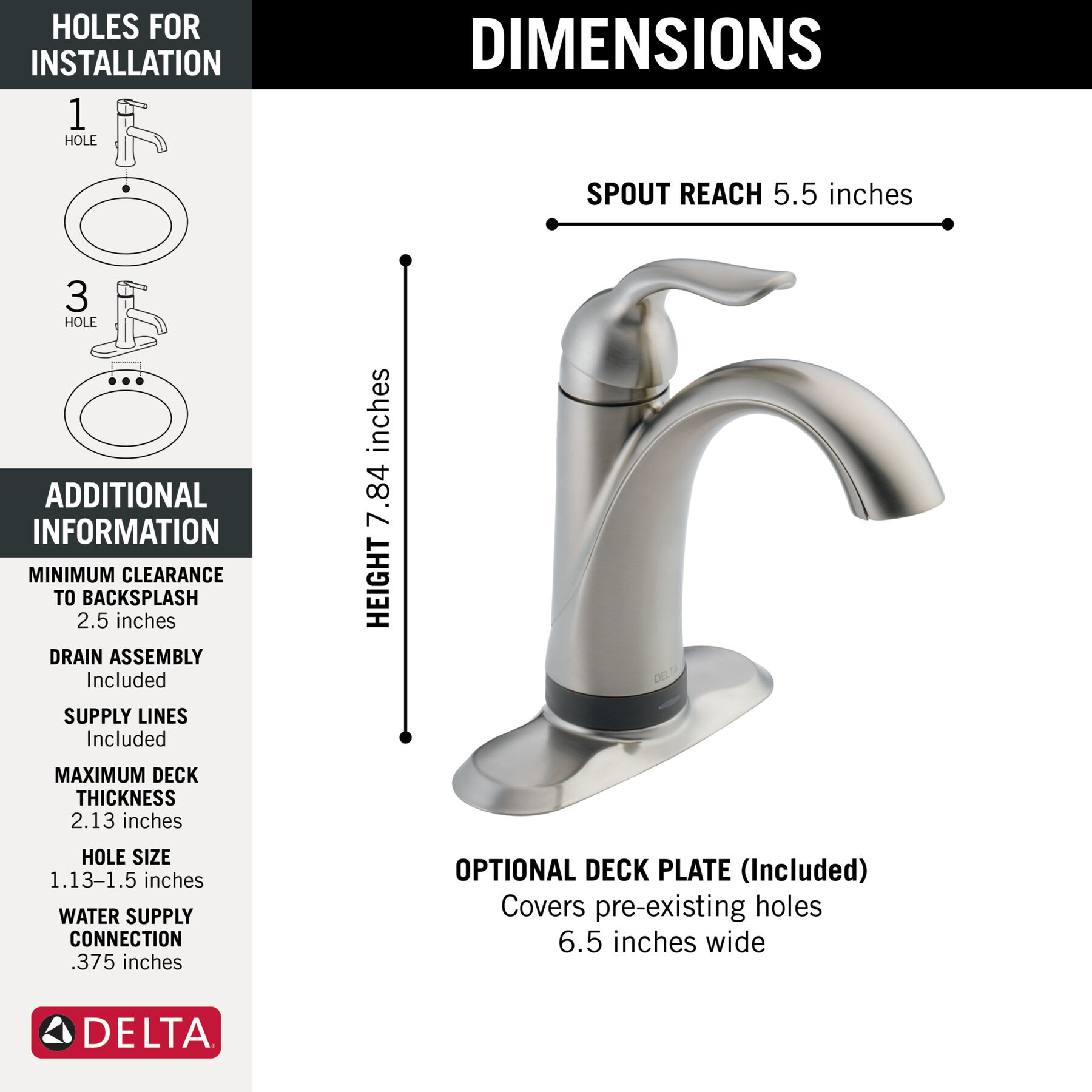 Touch2O® Bathroom Faucet with Touchless Technology (Recertified), image 2