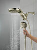 HydroRain® H<sub>2</sub>Okinetic® 5-Setting Two-in-One Shower Head (Recertified)