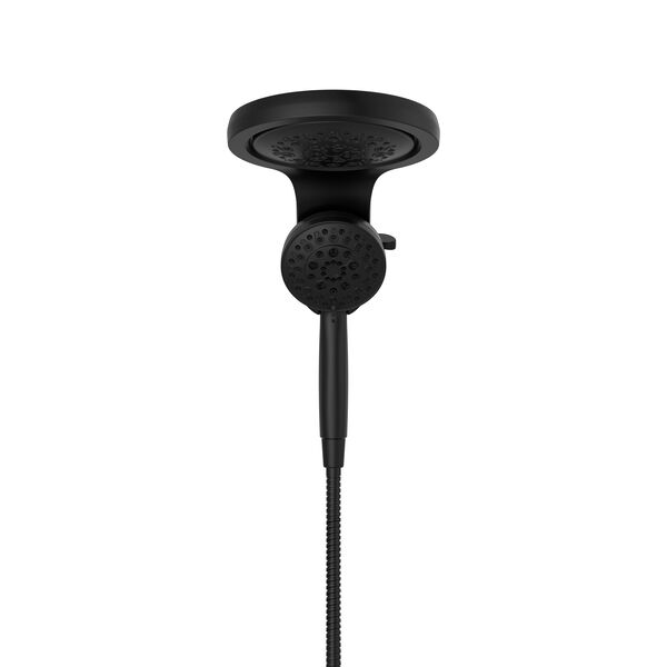 HydroRain® H<sub>2</sub>Okinetic® 5-Setting Two-in-One Shower Head (Recertified)