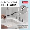 Two Handle Widespread Pull-Down Bathroom Faucet