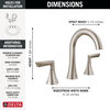Two Handle Widespread Bathroom Faucet