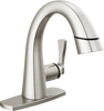 Single Handle Pull Down Bathroom Faucet (Recertified)