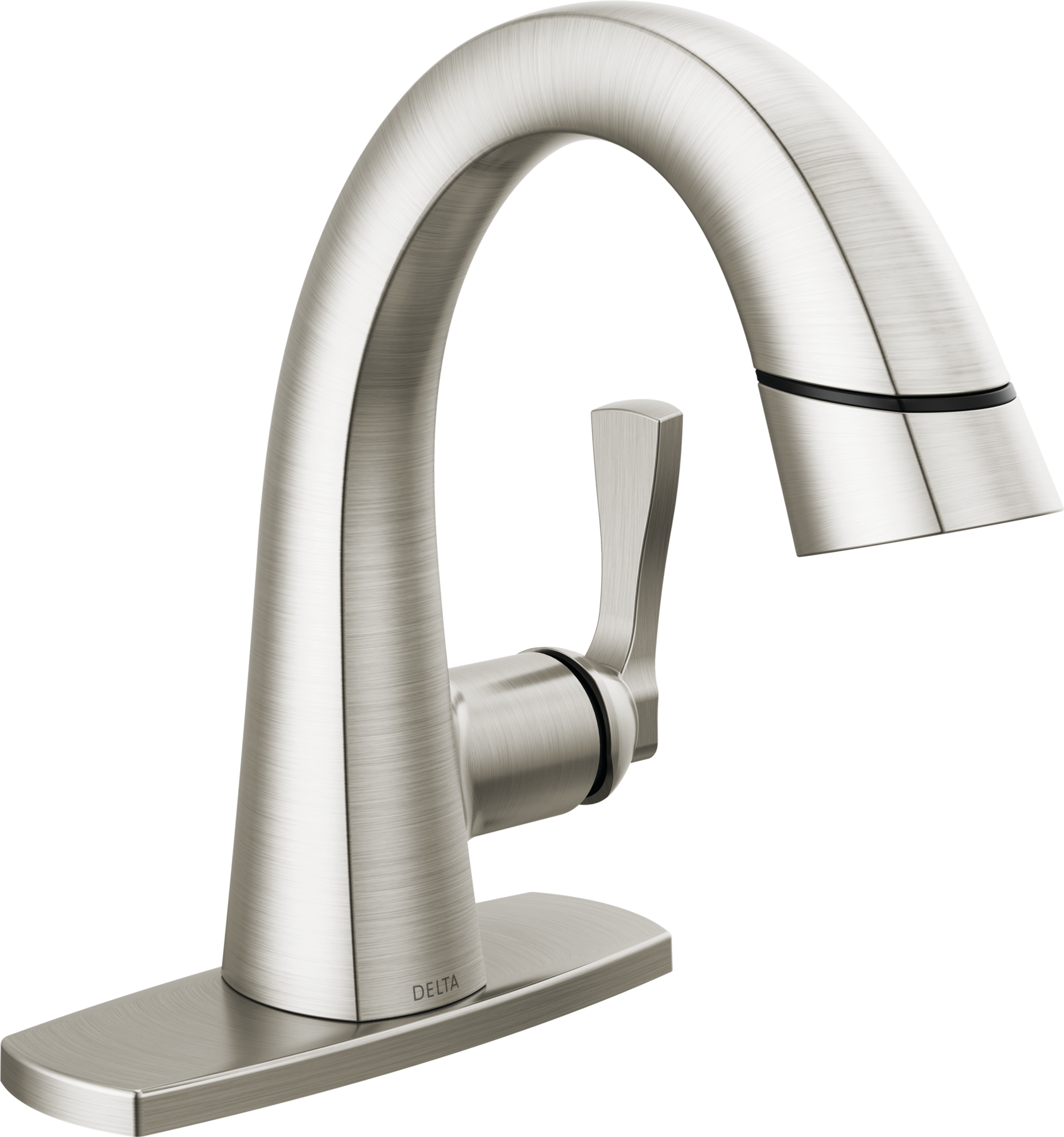 Single Handle Pull Down Bathroom Faucet (Recertified), image 2