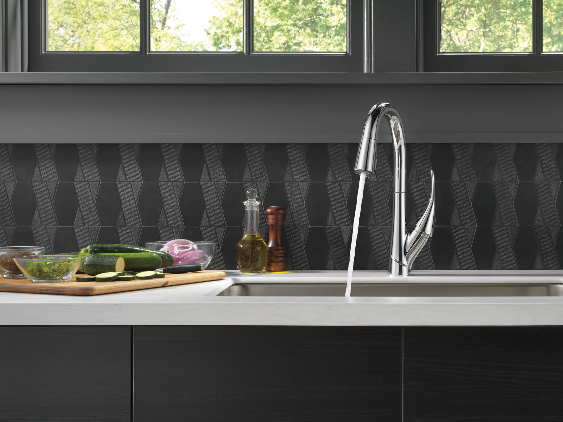 Single Handle Pull-Down Bar / Prep Faucet, image 5