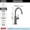 Contemporary Round Beverage Faucet