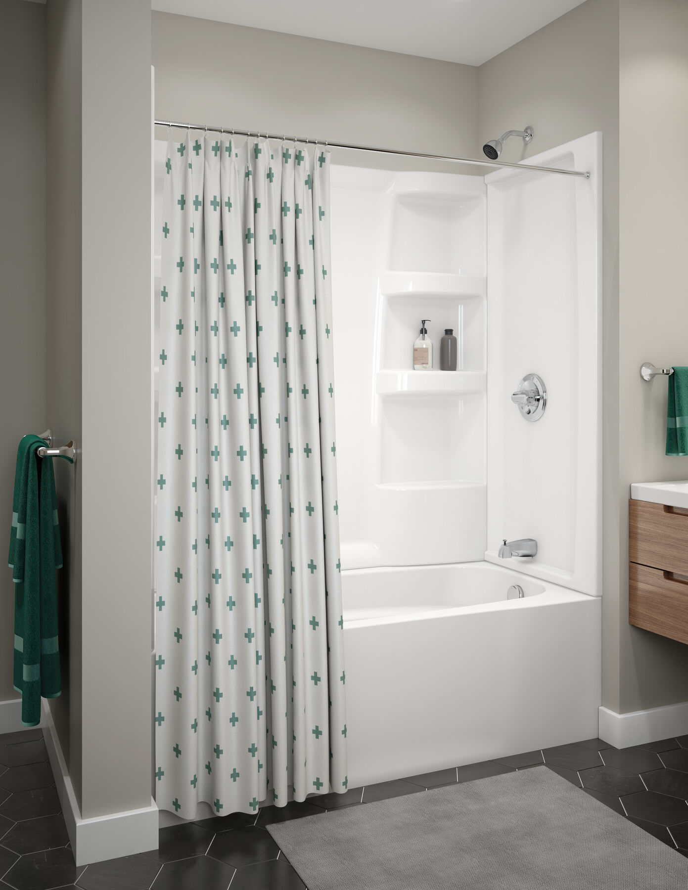 ProCrylic 60 in. x 30 in. Right Hand Tub, image 3