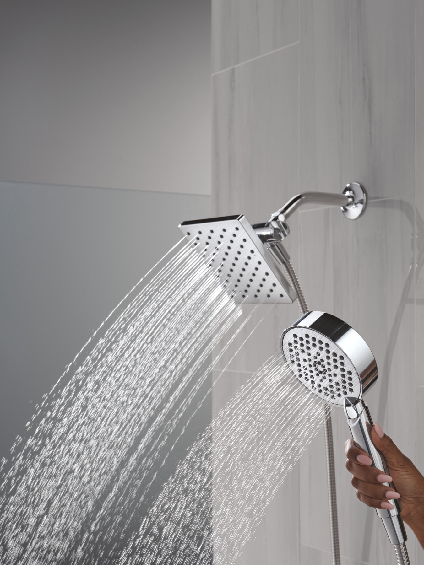 5-Setting Two-in-One Combination Shower with Additional Mount, image 6