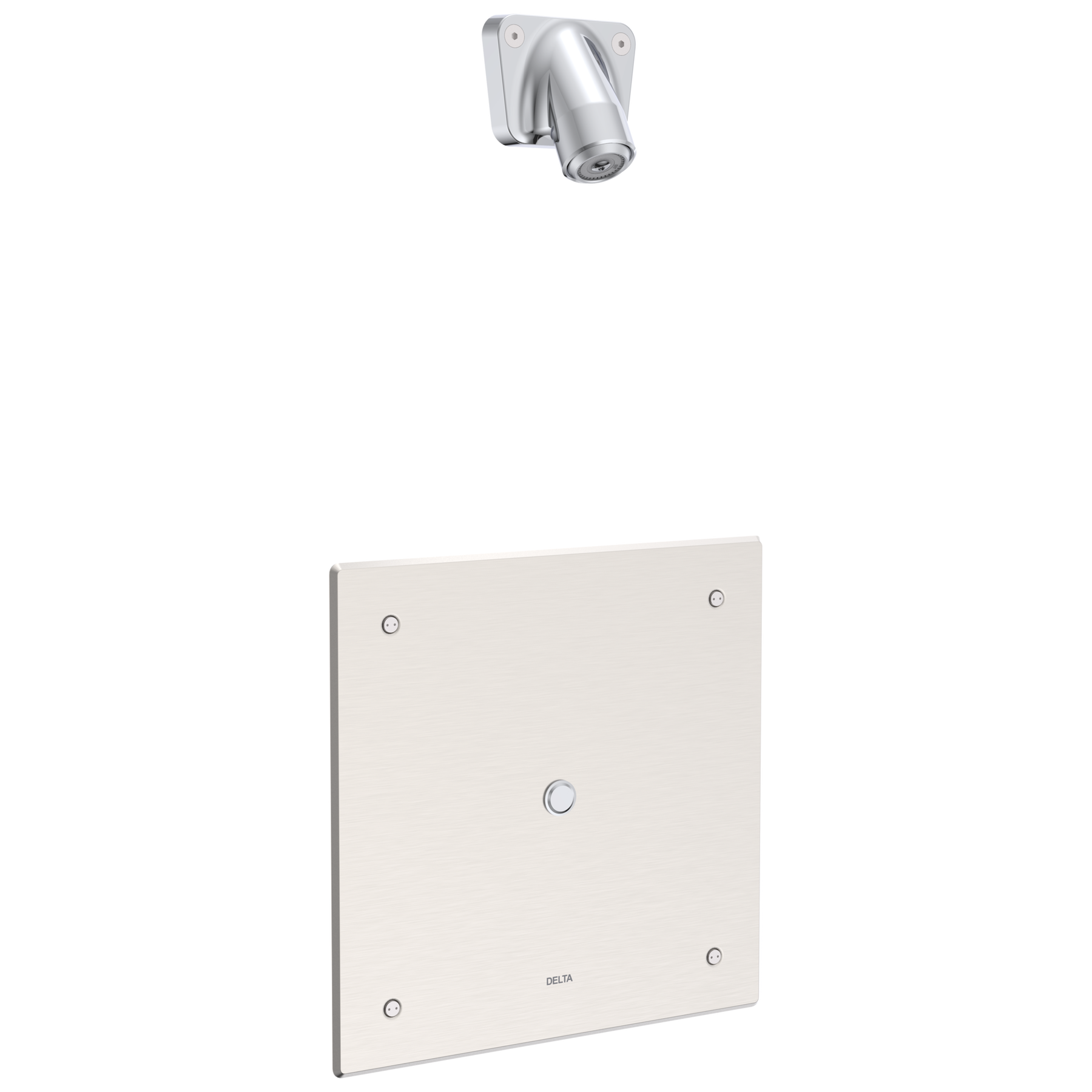 Electronic Shower Trim with Push Button Activator- Hardwire