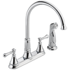 Two Handle Kitchen Faucet with Spray
