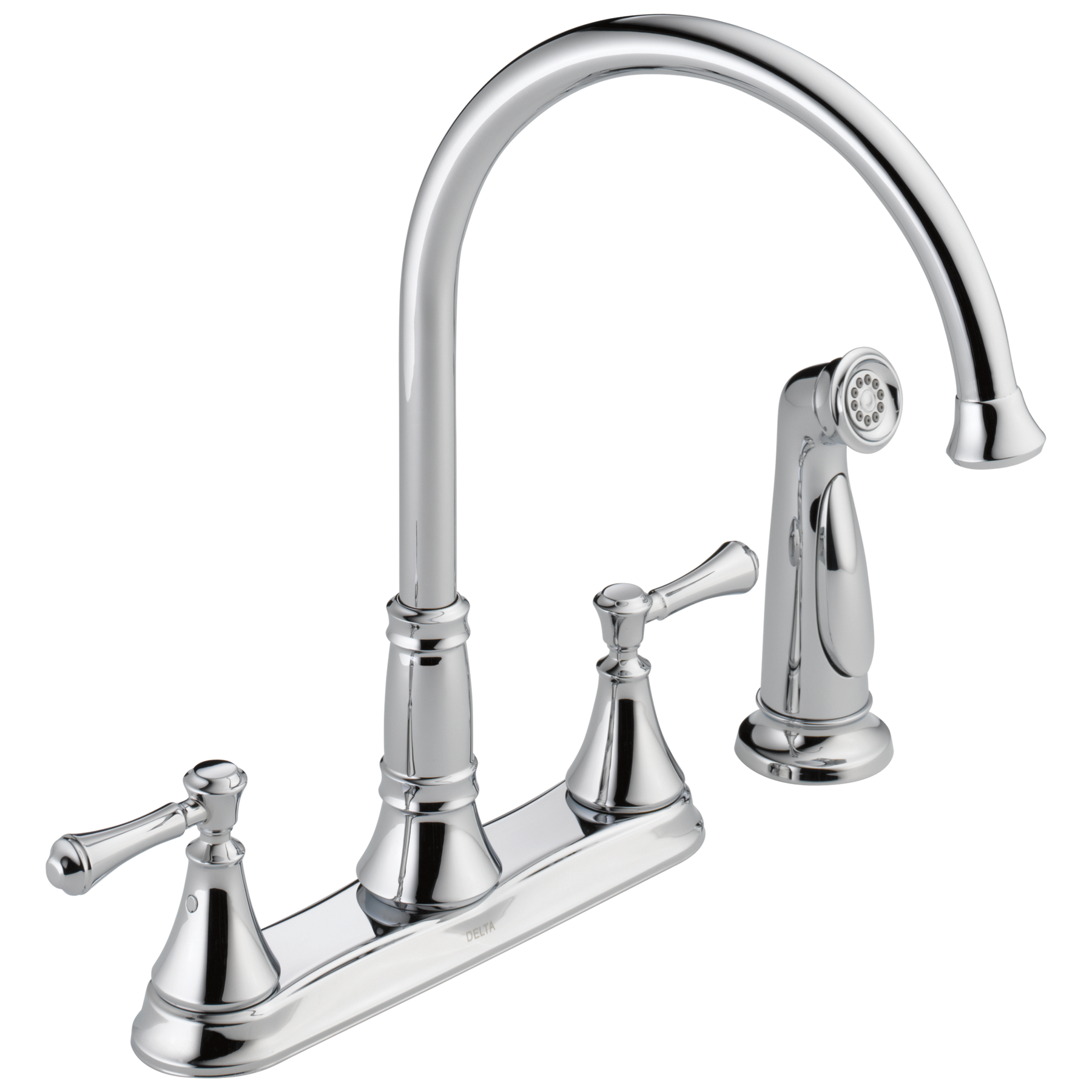 Two Handle Kitchen Faucet with Spray