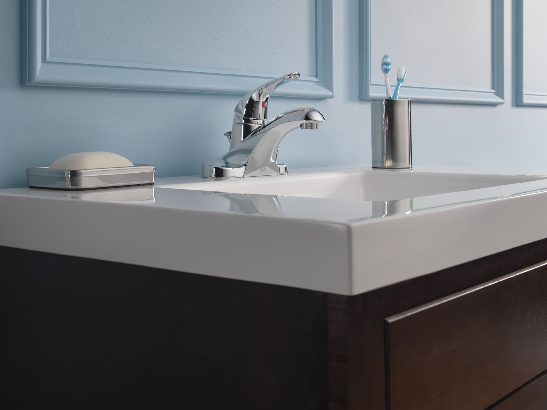 Single Handle Centerset Bathroom Faucet, image 4