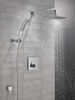 Angular Modern Push-Button Shower